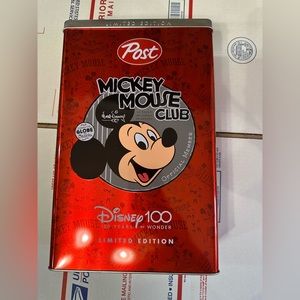 Disney 100 years cereal tin